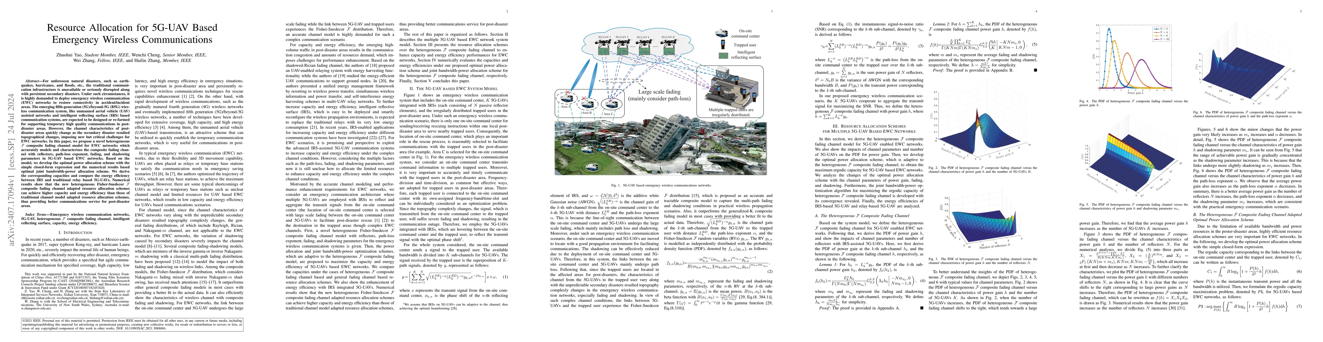 Thumbnail for Resource Allocation for 5G-UAV Based Emergency Wireless Communications