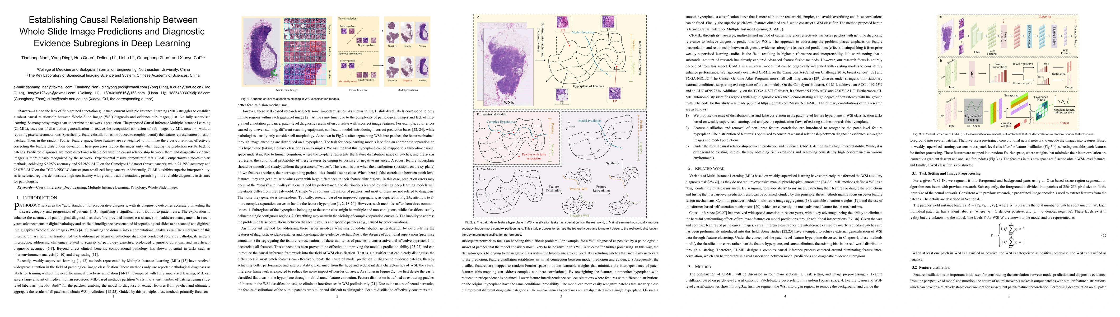 Thumbnail for Establishing Truly Causal Relationship Between Whole Slide Image
  Predictions and Diagnostic Evidence Subregions in Deep Learning