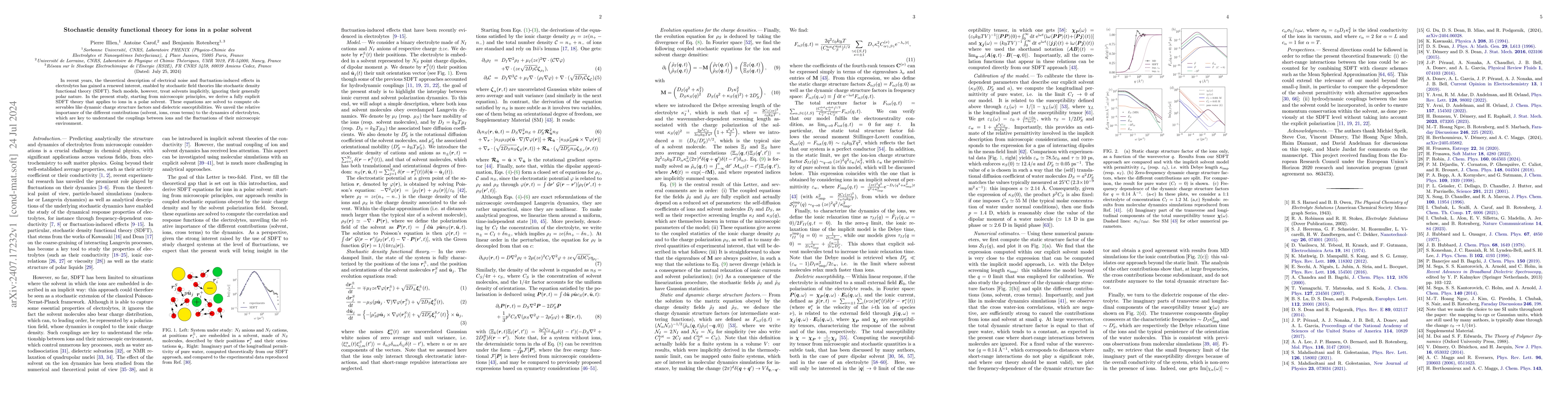 Thumbnail for Stochastic density functional theory for ions in a polar solvent