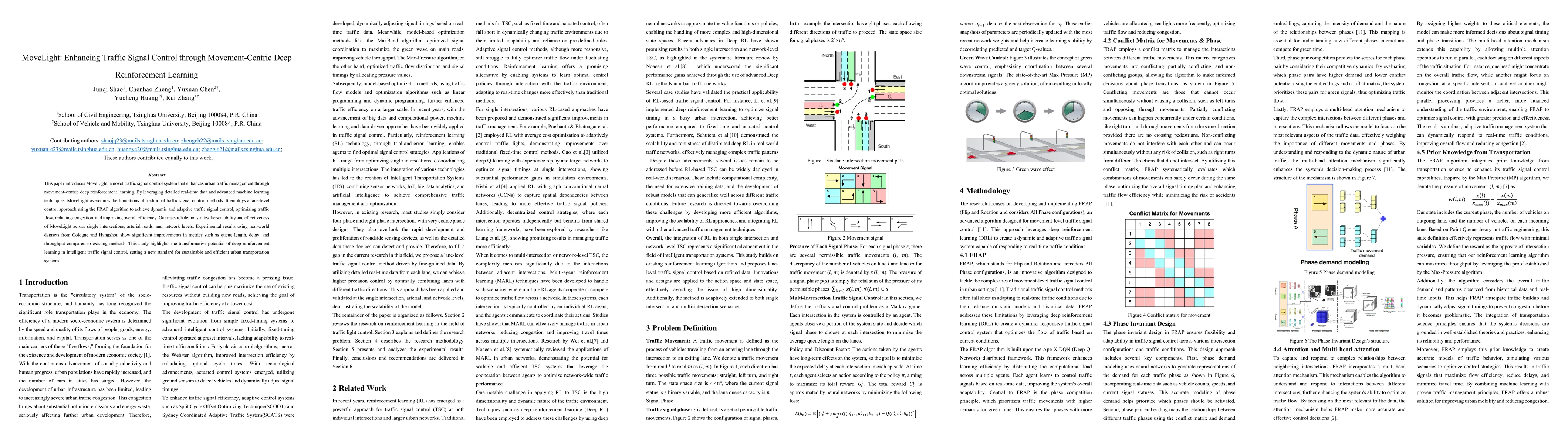 Thumbnail for MoveLight: Enhancing Traffic Signal Control through Movement-Centric
  Deep Reinforcement Learning