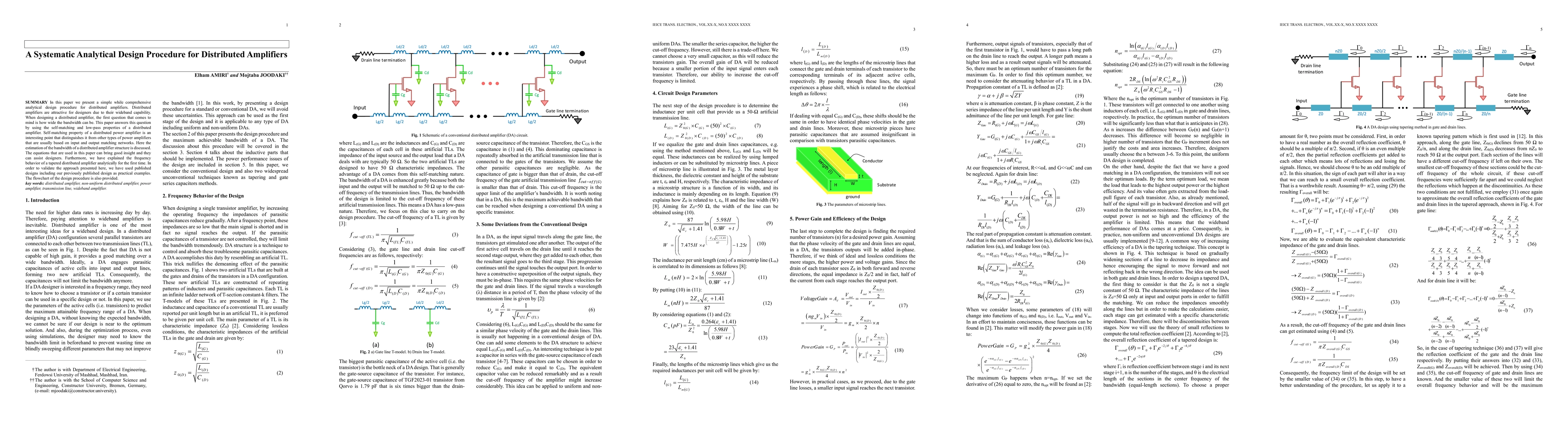 Thumbnail for A Systematic Analytical Design Procedure for Distributed Amplifiers