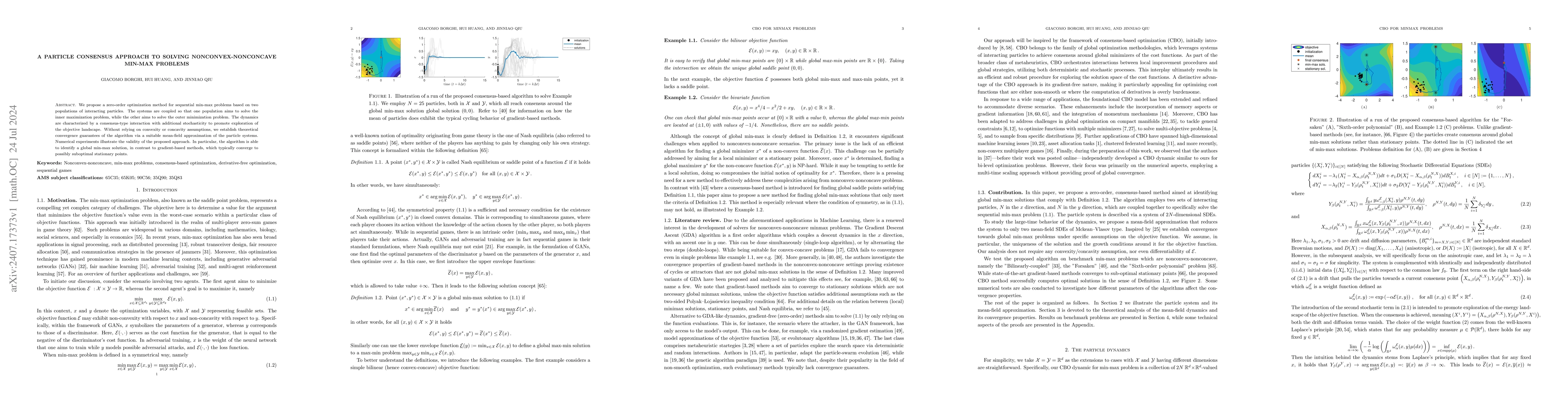 Thumbnail for A particle consensus approach to solving nonconvex-nonconcave min-max
  problems
