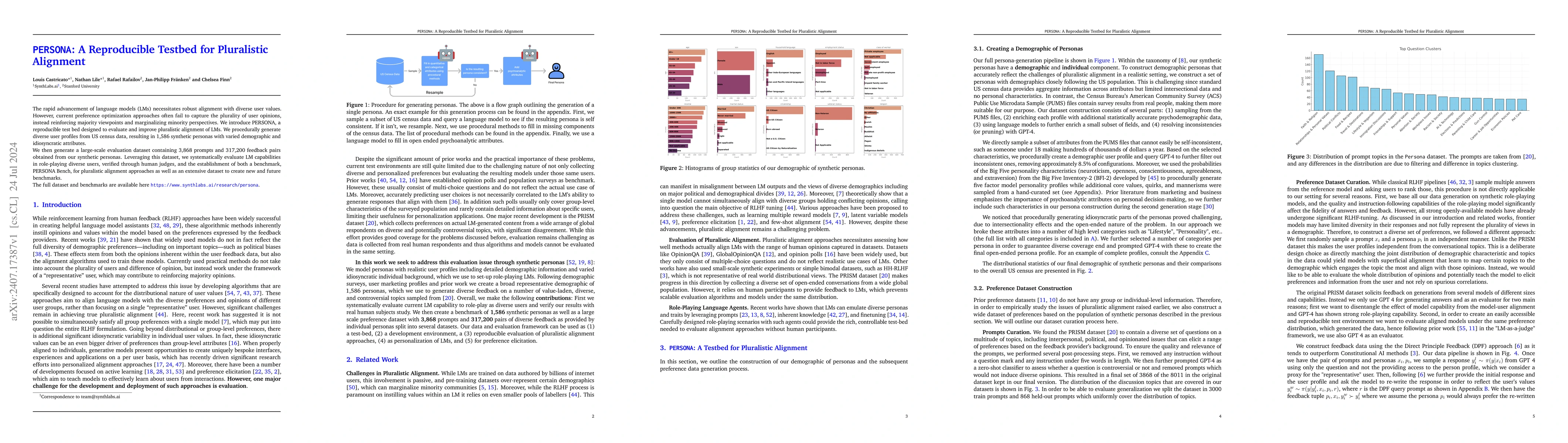 Thumbnail for PERSONA: A Reproducible Testbed for Pluralistic Alignment