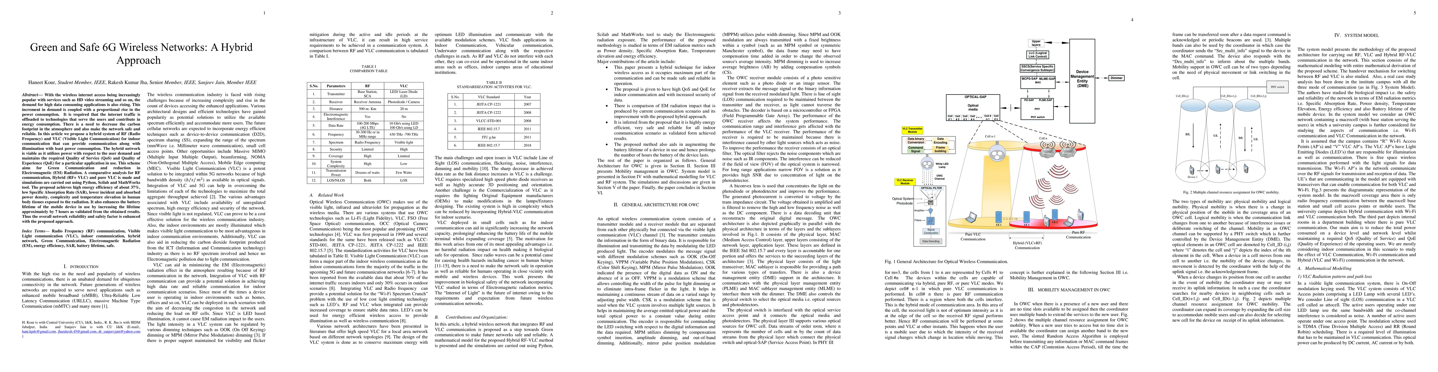 Thumbnail for Green and Safe 6G Wireless Networks: A Hybrid Approach