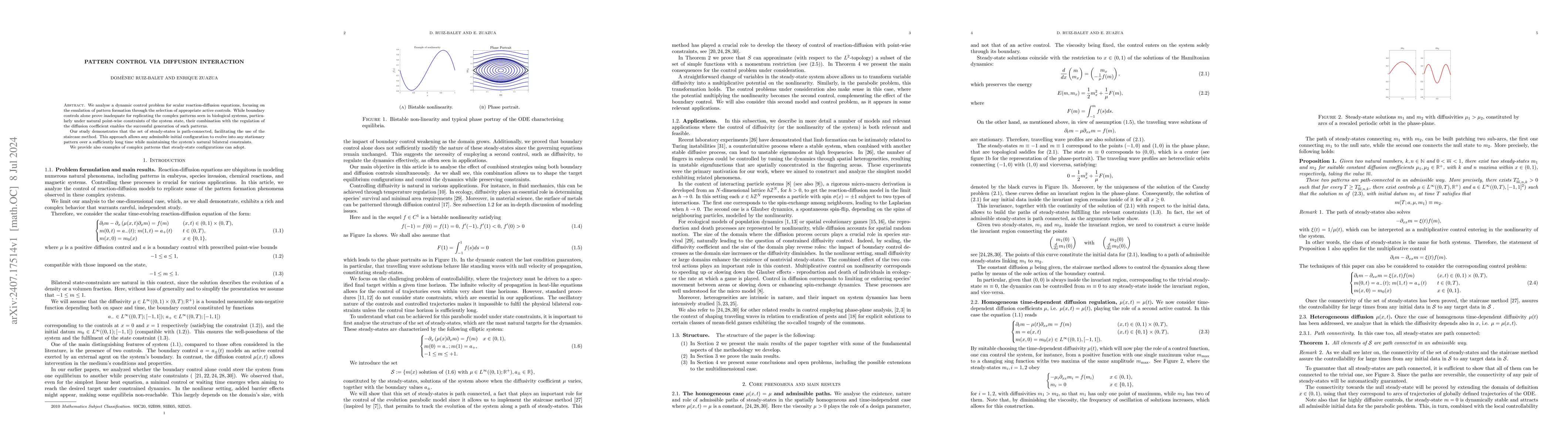 Thumbnail for Pattern control via Diffussion interaction