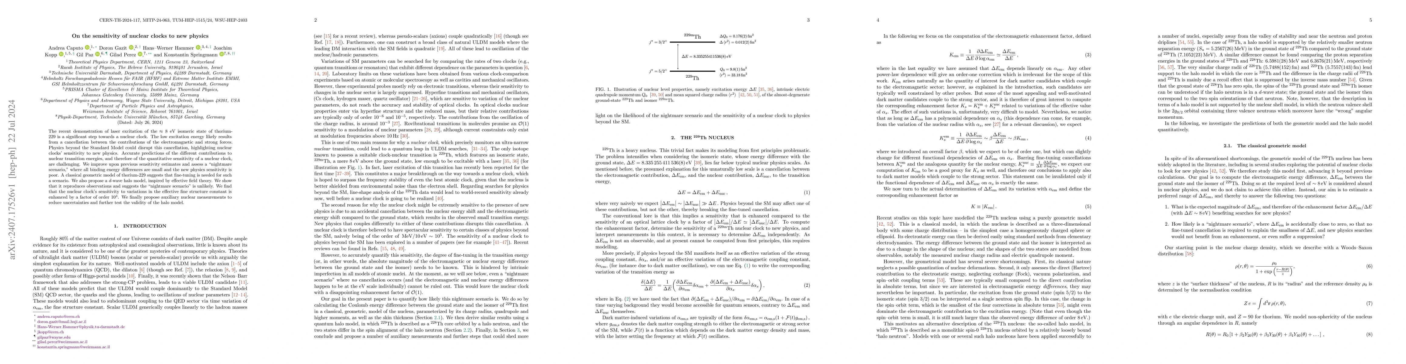Thumbnail for On the sensitivity of nuclear clocks to new physics
