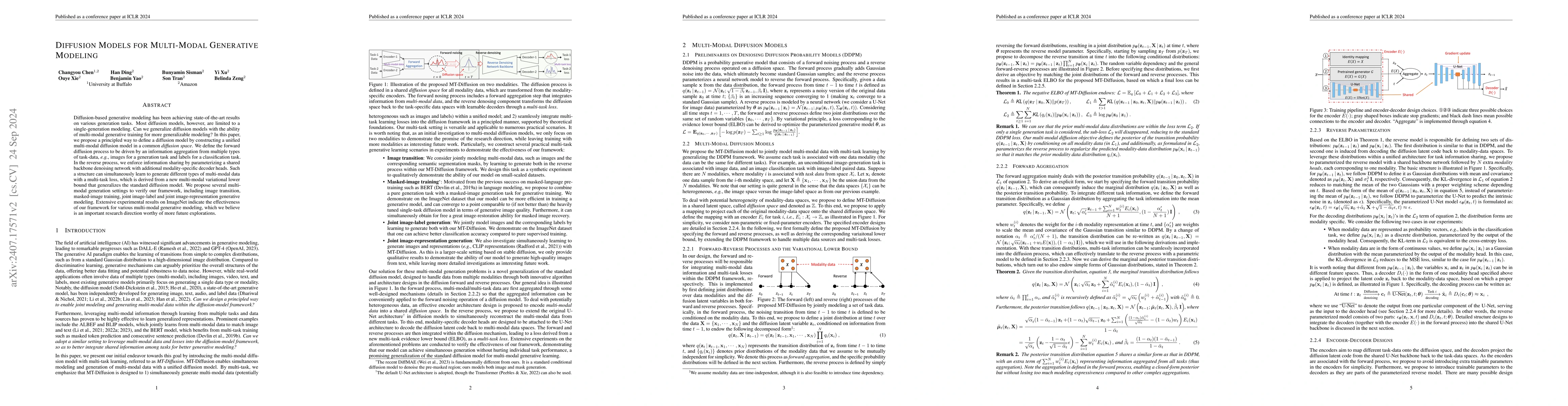 Thumbnail for Diffusion Models for Multi-Task Generative Modeling