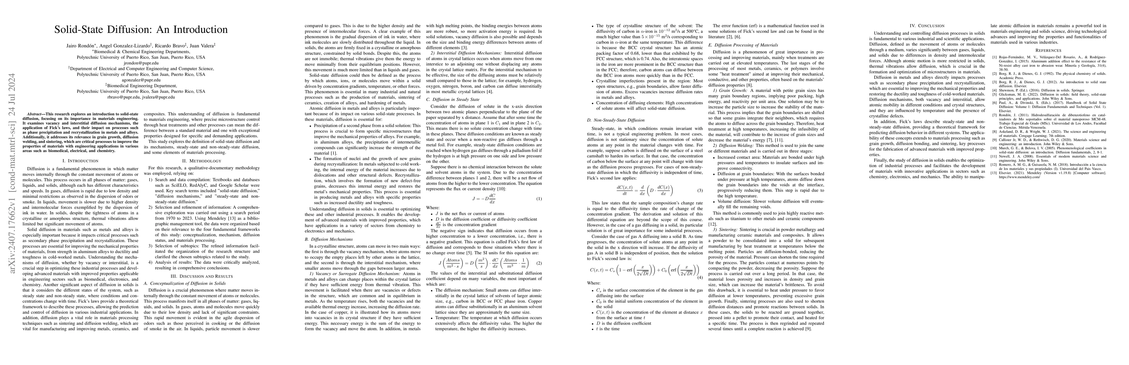 Thumbnail for Solid-State Diffusion: An Introduction