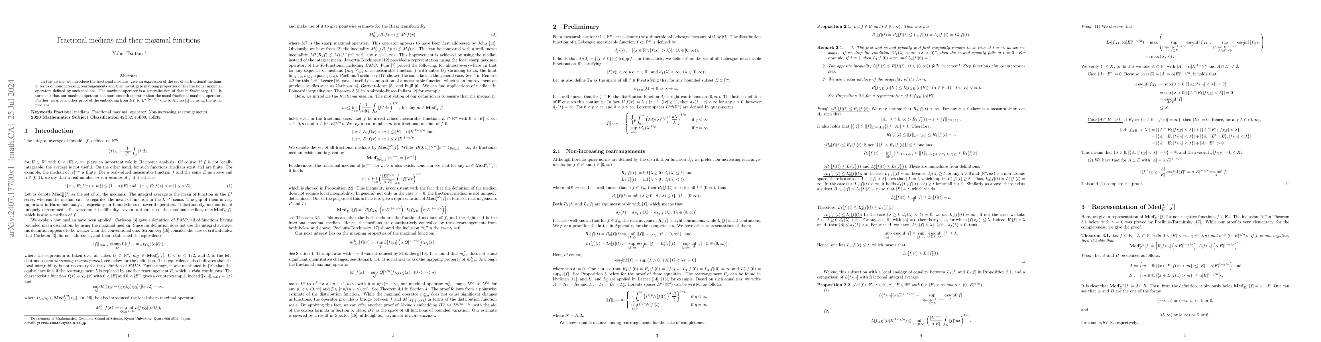 Thumbnail for Fractional medians and their maximal functions