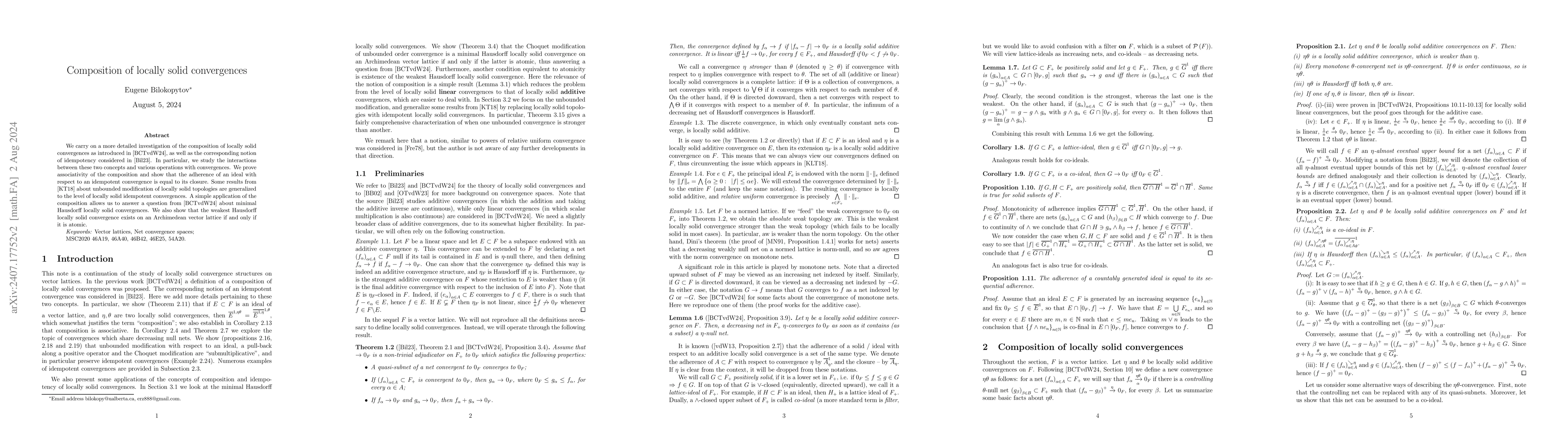 Thumbnail for Composition of locally solid convergences