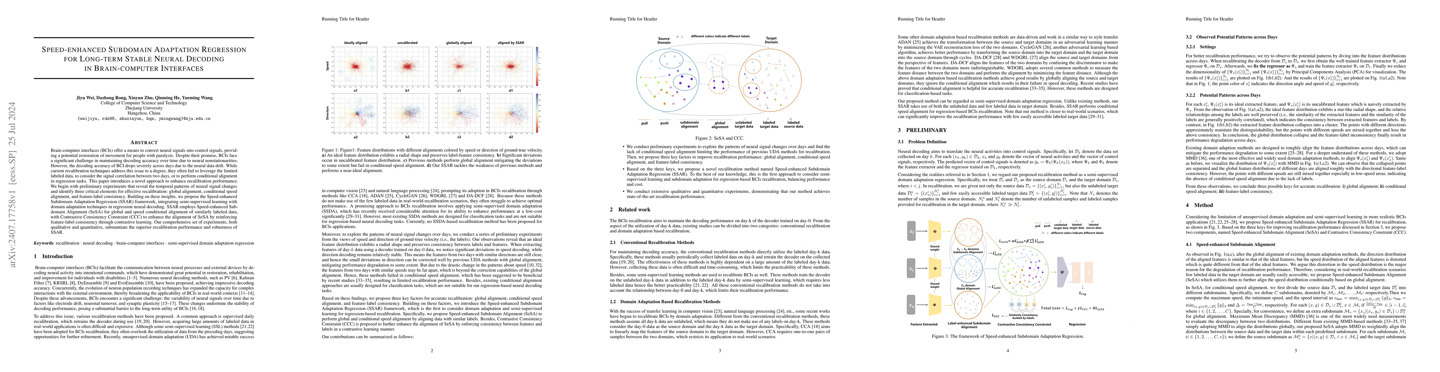 Thumbnail for Speed-enhanced Subdomain Adaptation Regression for Long-term Stable
  Neural Decoding in Brain-computer Interfaces