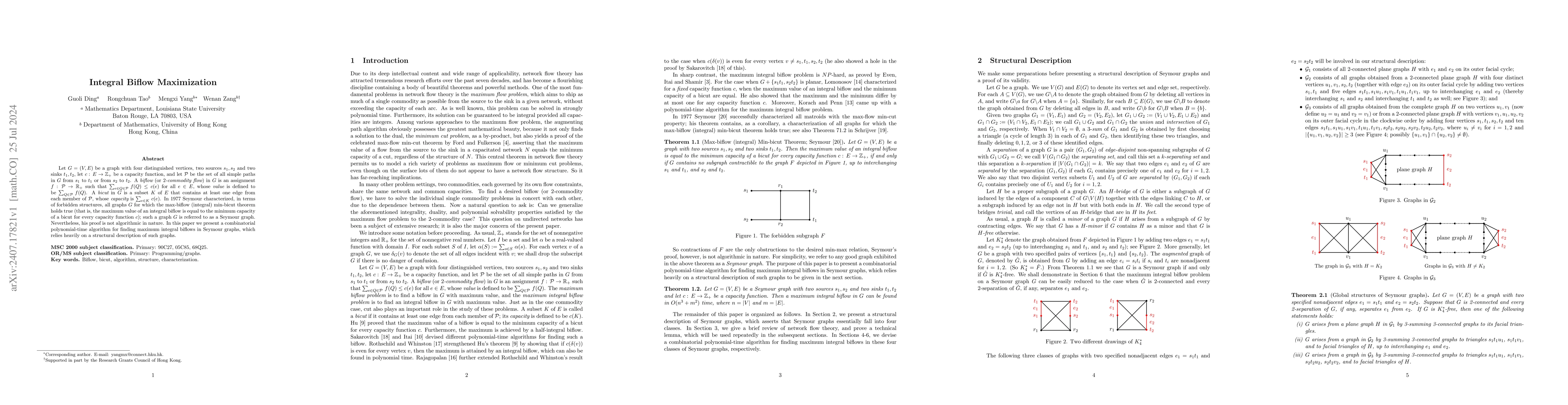 Thumbnail for Integral Biflow Maximization