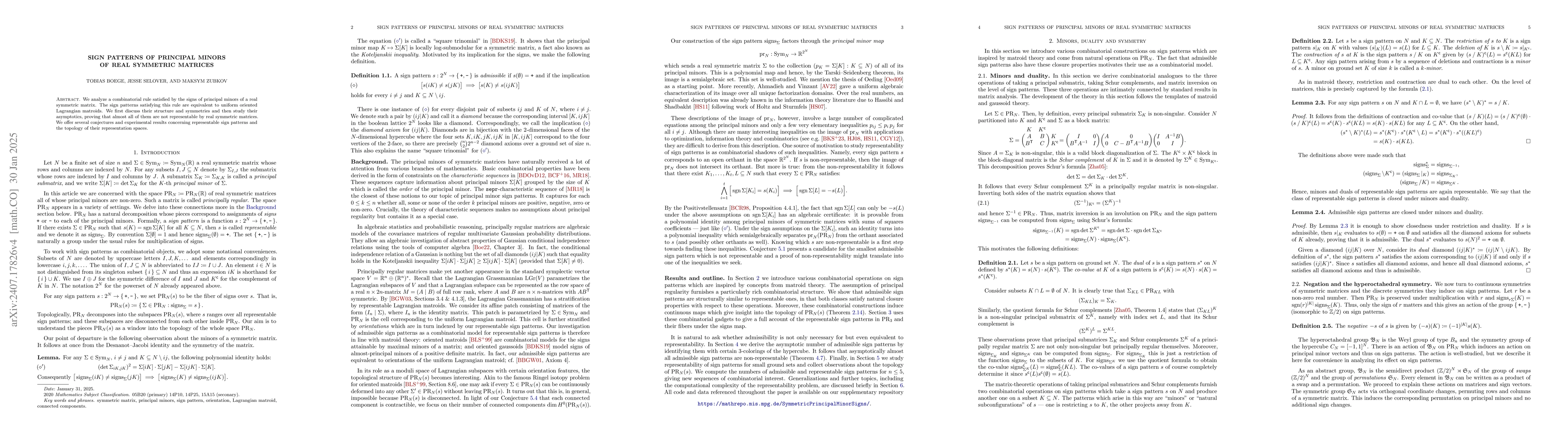 Thumbnail for Sign patterns of principal minors of real symmetric matrices
