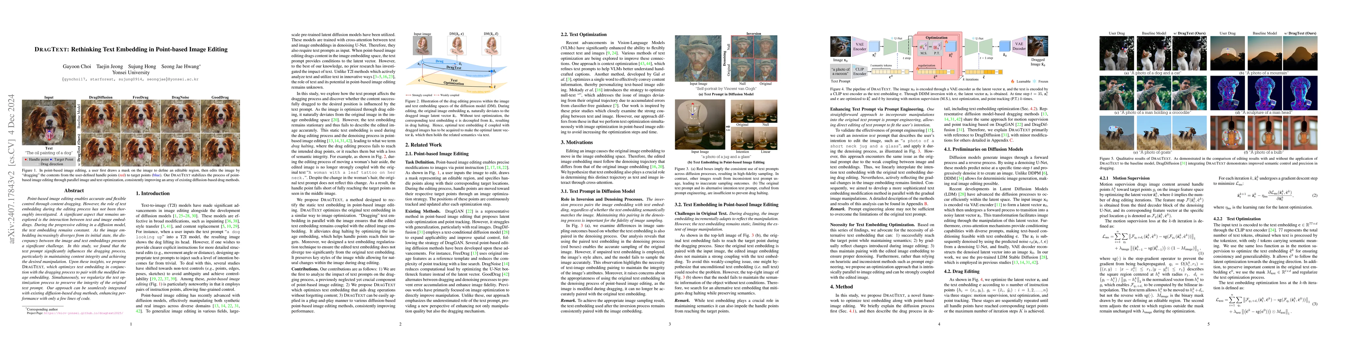 Thumbnail for DragText: Rethinking Text Embedding in Point-based Image Editing