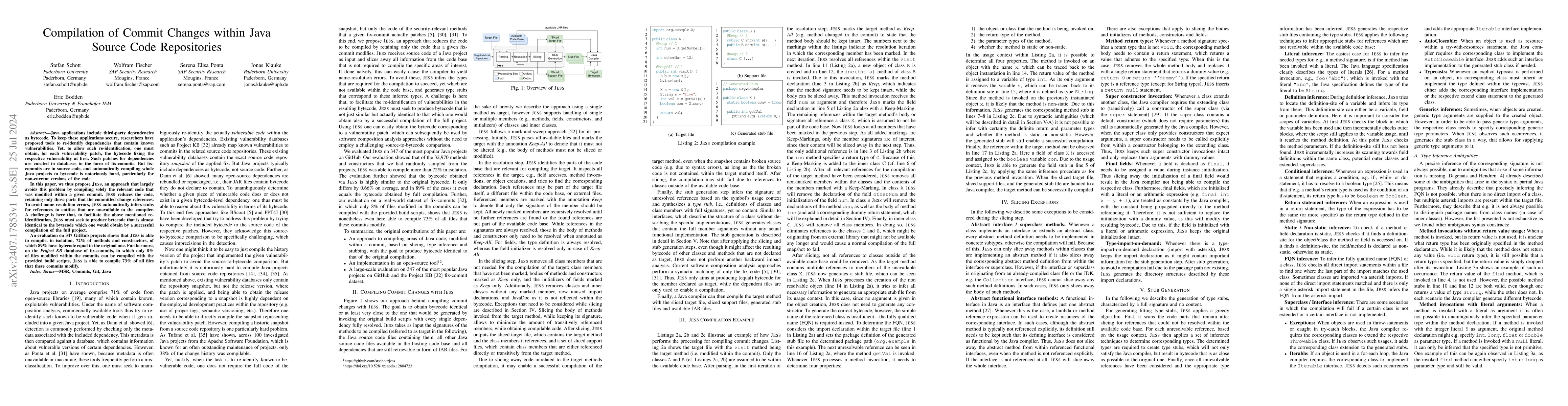 Thumbnail for Compilation of Commit Changes within Java Source Code Repositories