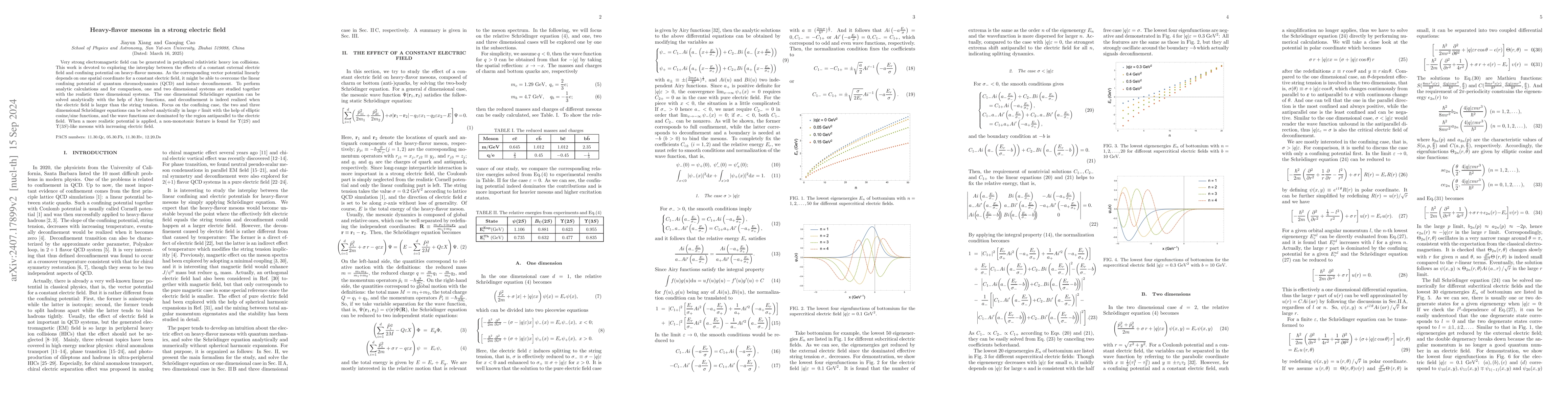 Thumbnail for Heavy-flavor mesons in a strong electric field
