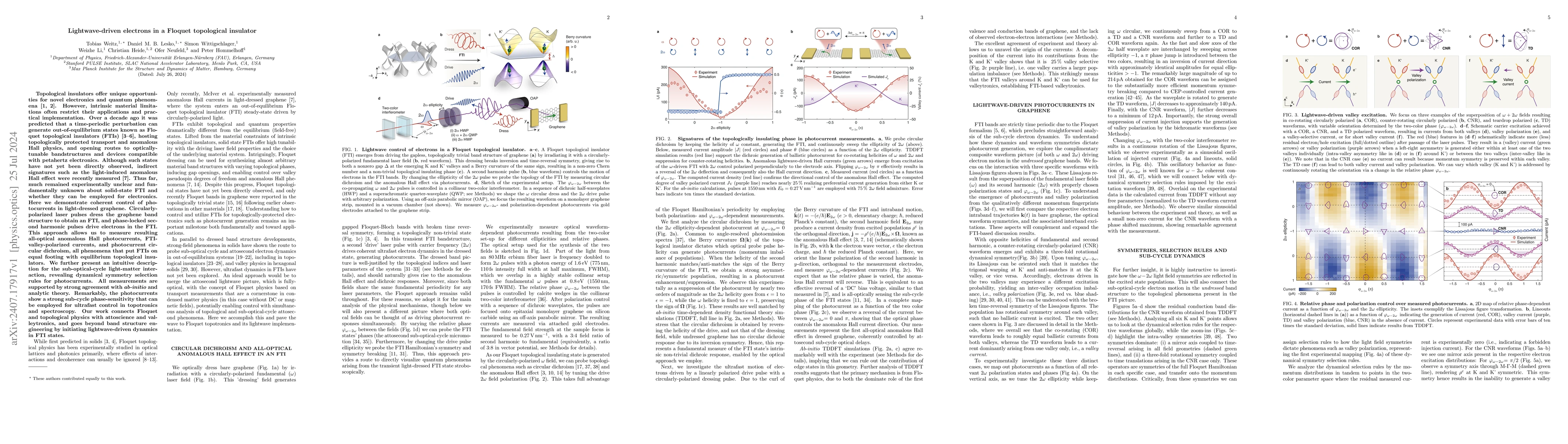 Thumbnail for Lightwave-driven electrons in a Floquet topological insulator