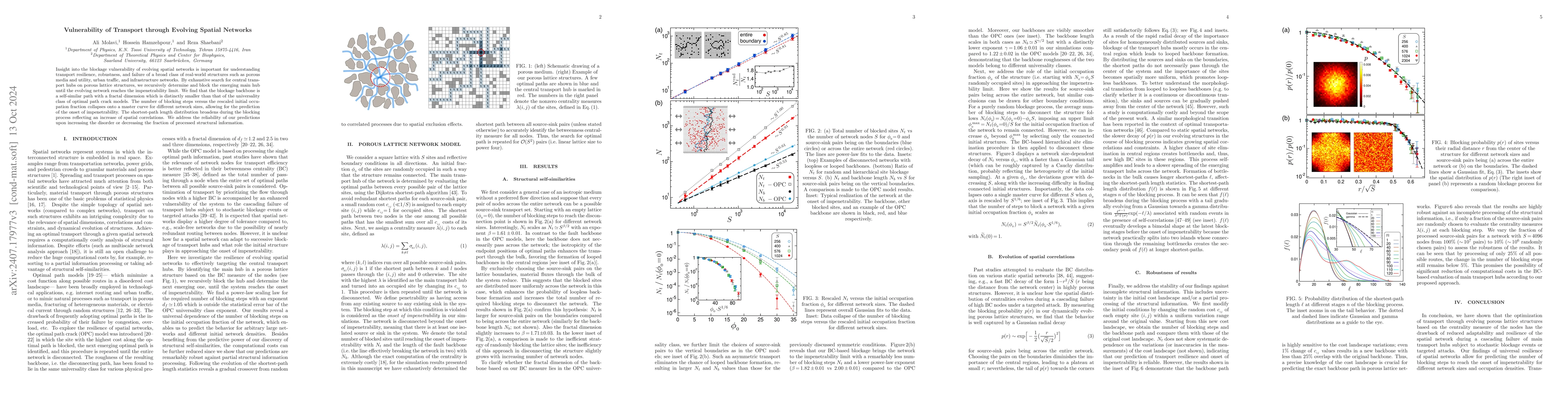 Thumbnail for Vulnerability of Transport through Evolving Spatial Networks