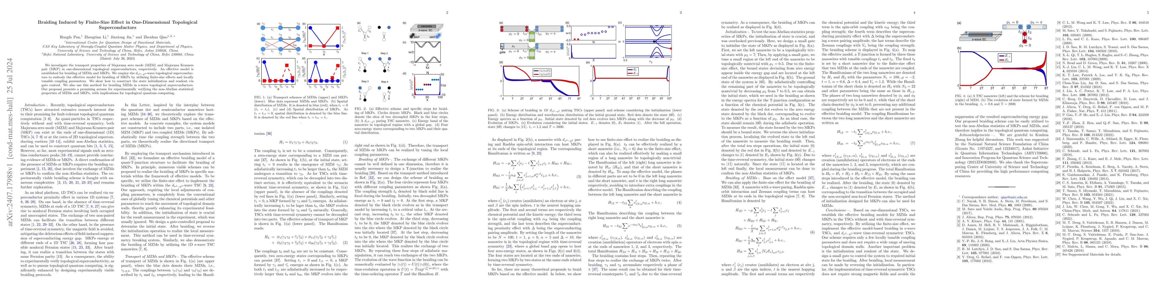 Thumbnail for Braiding Induced by Finite-Size Effect in One-Dimensional Topological
  Superconductors