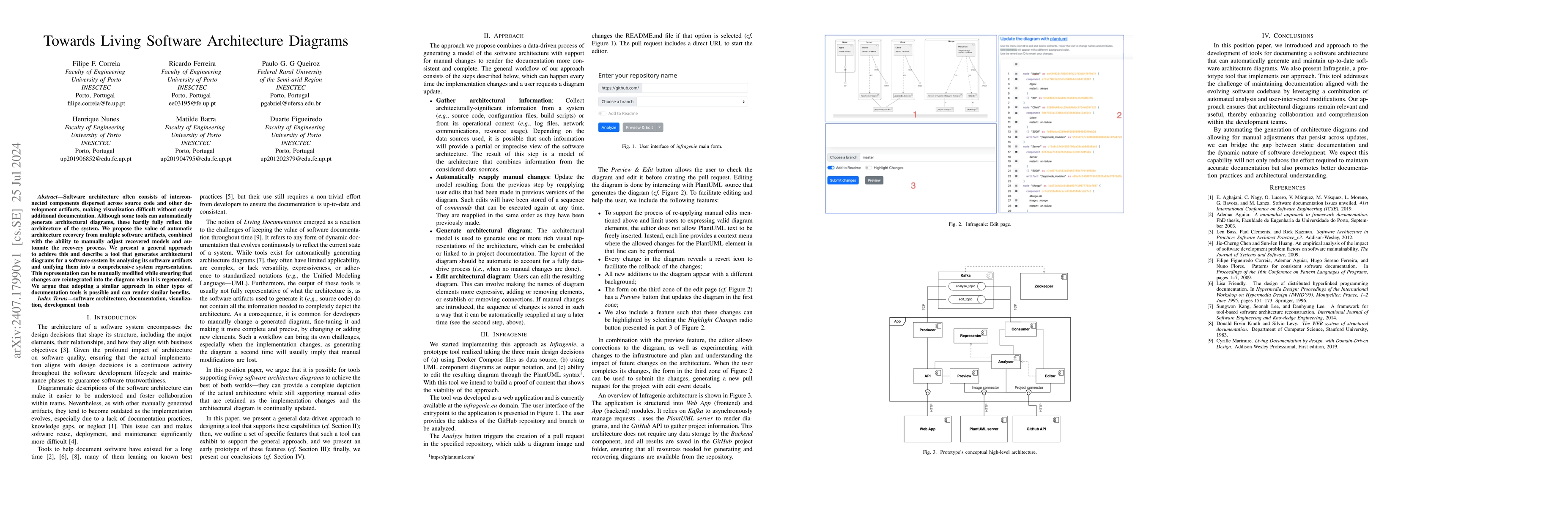 Thumbnail for Towards Living Software Architecture Diagrams