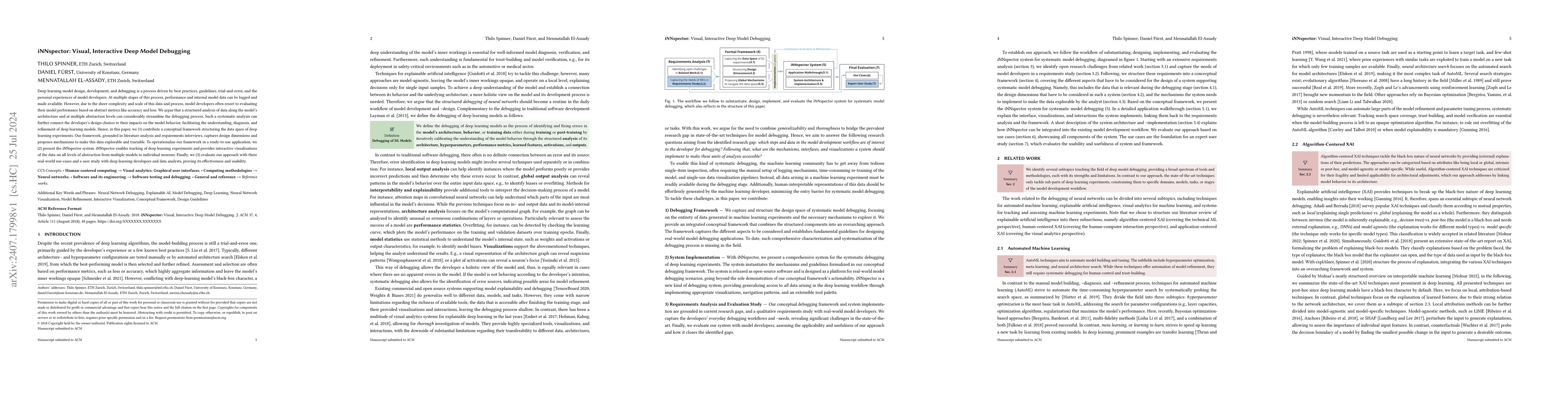 Thumbnail for iNNspector: Visual, Interactive Deep Model Debugging