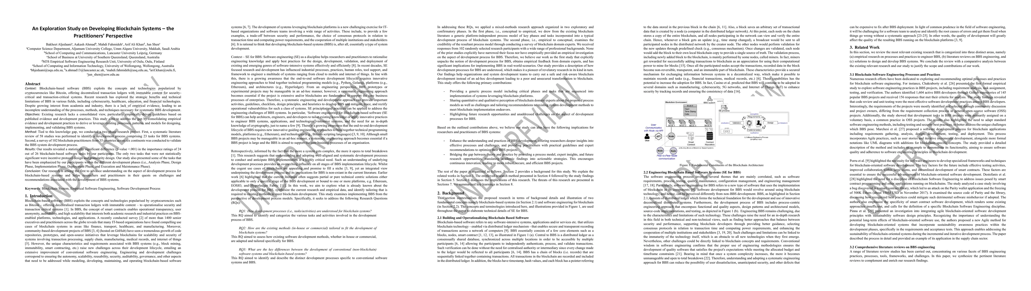 Thumbnail for An Exploration Study on Developing Blockchain Systems the Practitioners
  Perspective