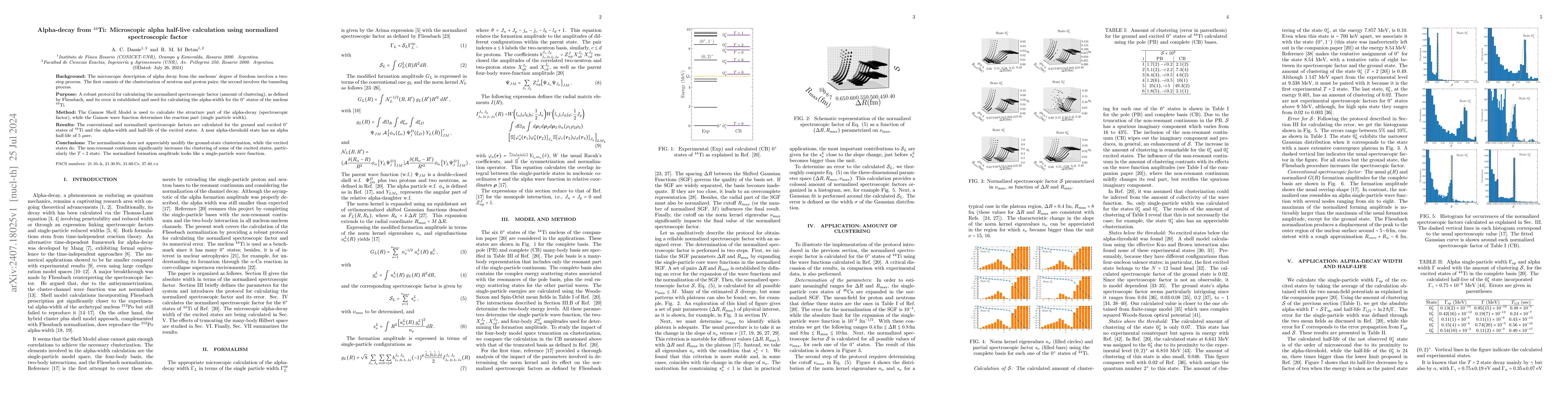 Thumbnail for Alpha-decay from $^{44}$Ti: Microscopic alpha half-life calculation
  using normalized spectroscopic factor
