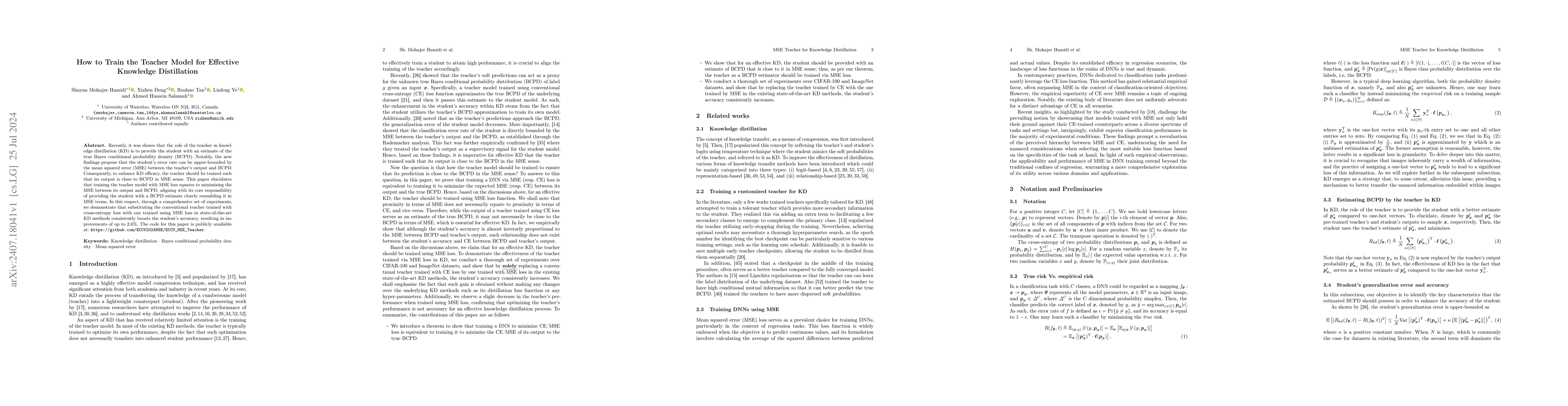 Thumbnail for How to Train the Teacher Model for Effective Knowledge Distillation