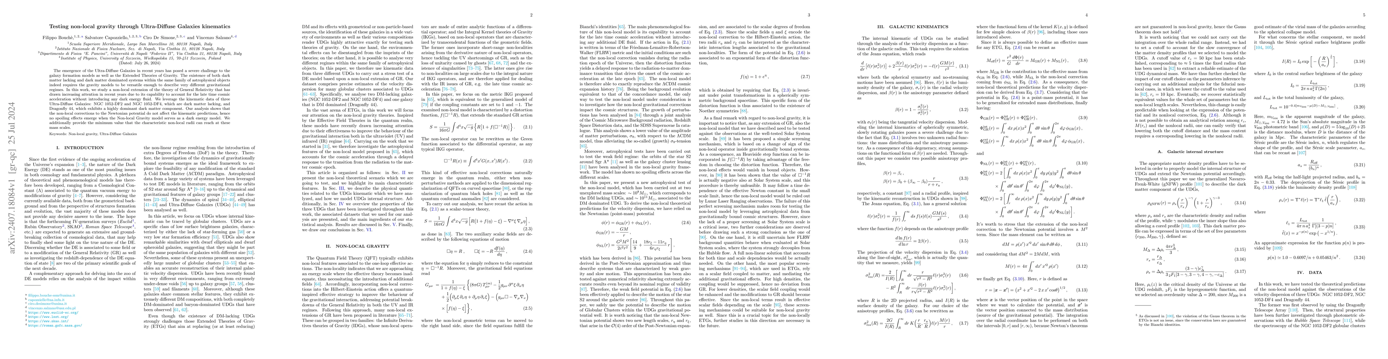 Thumbnail for Testing non-local gravity through Ultra-Diffuse Galaxies kinematics