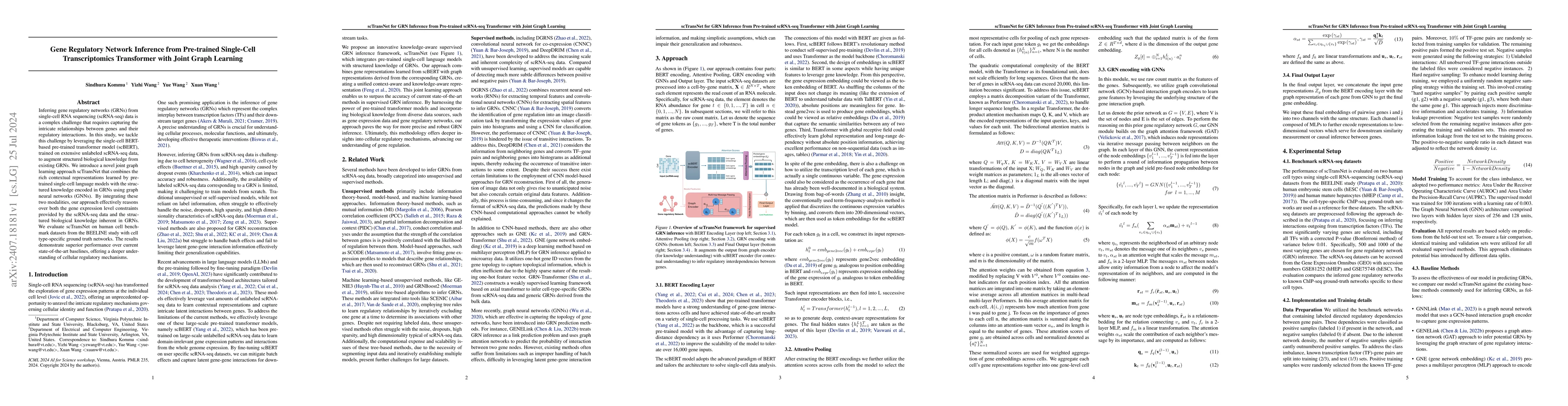 Thumbnail for Gene Regulatory Network Inference from Pre-trained Single-Cell
  Transcriptomics Transformer with Joint Graph Learning