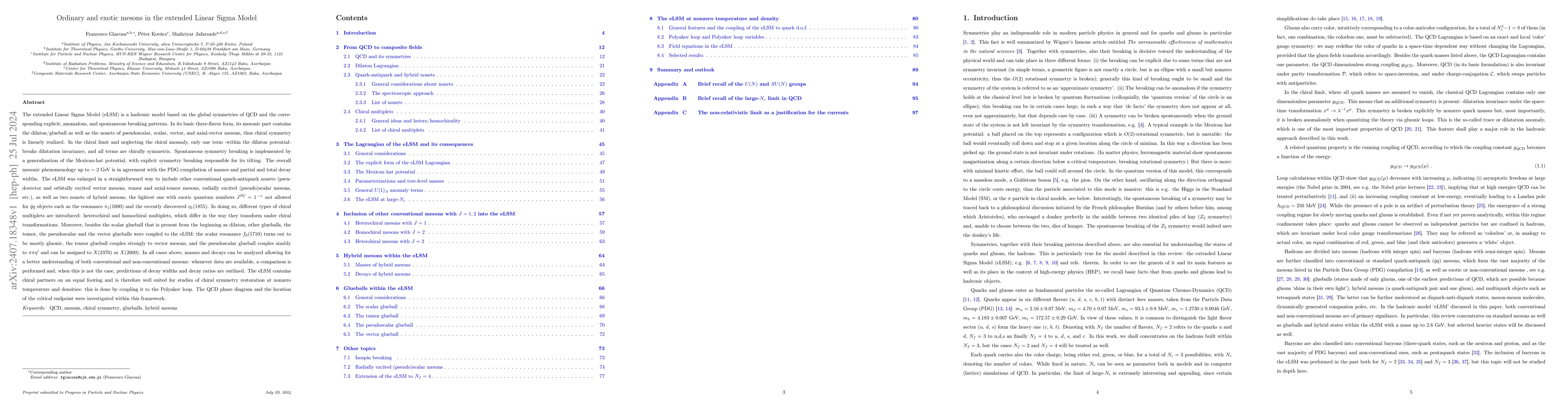 Thumbnail for Ordinary and exotic mesons in the extended Linear Sigma Model
