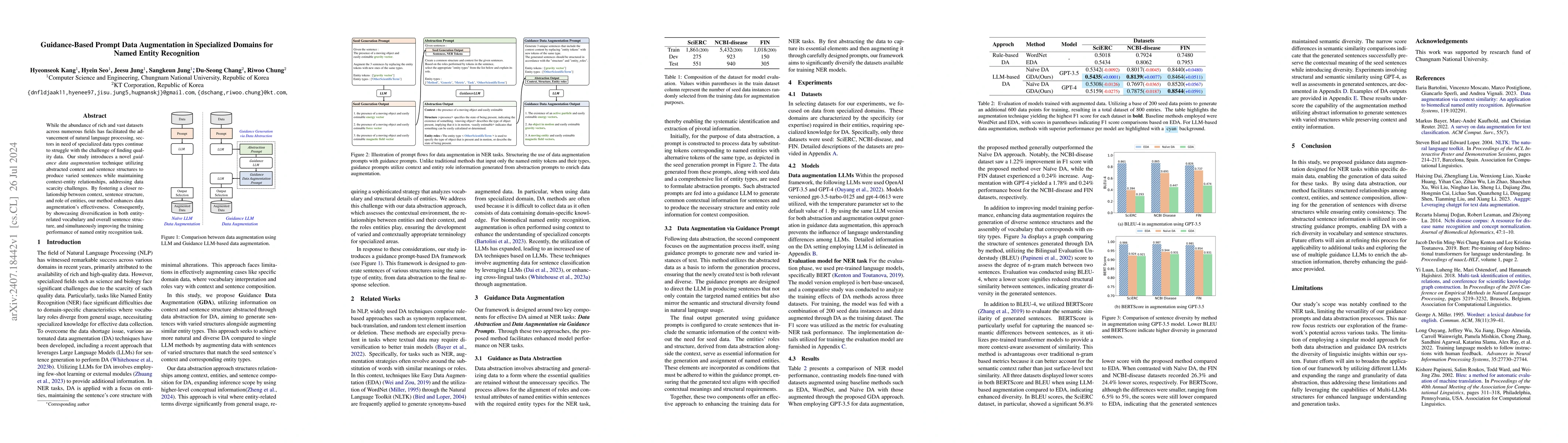 Thumbnail for Guidance-Based Prompt Data Augmentation in Specialized Domains for Named
  Entity Recognition