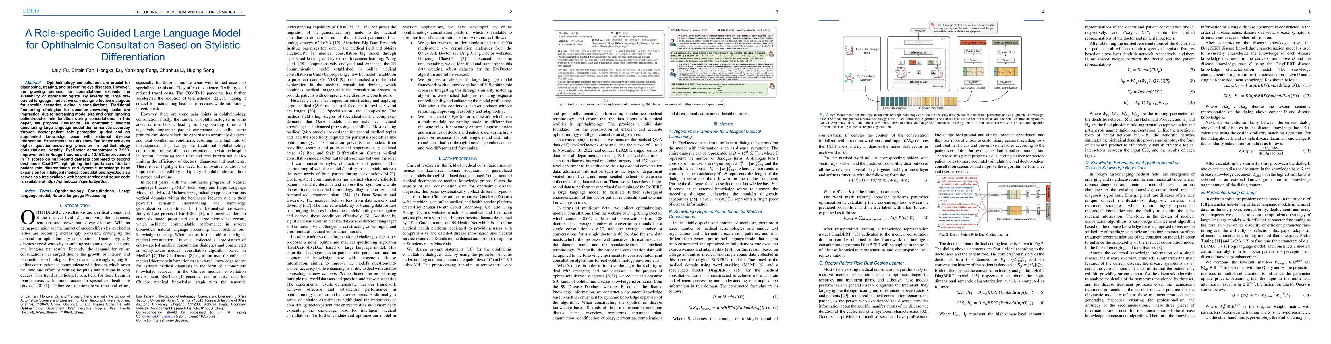 Thumbnail for A Role-specific Guided Large Language Model for Ophthalmic Consultation
  Based on Stylistic Differentiation