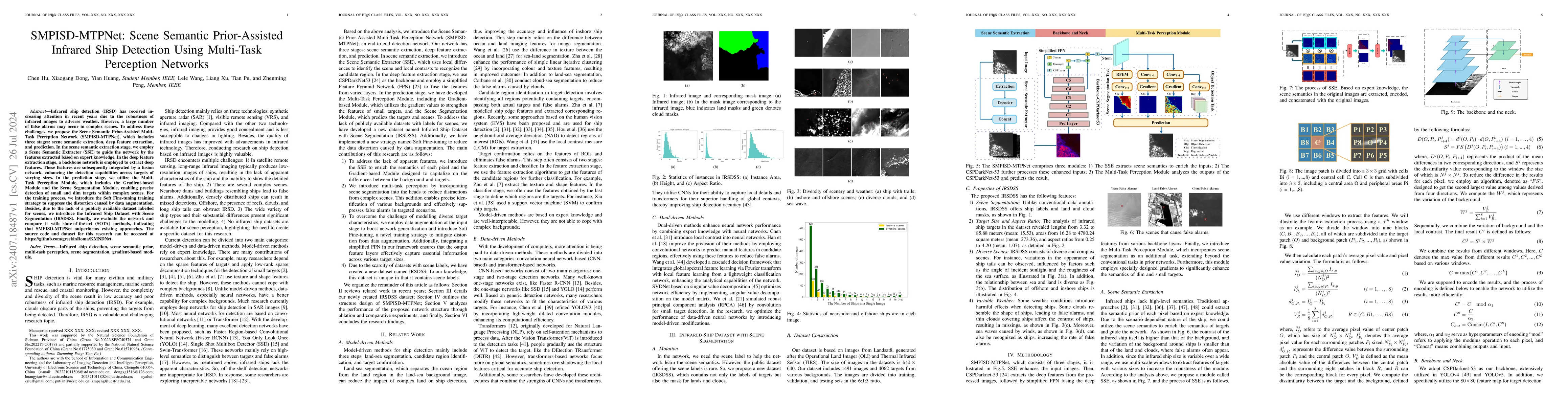 Thumbnail for SMPISD-MTPNet: Scene Semantic Prior-Assisted Infrared Ship Detection
  Using Multi-Task Perception Networks