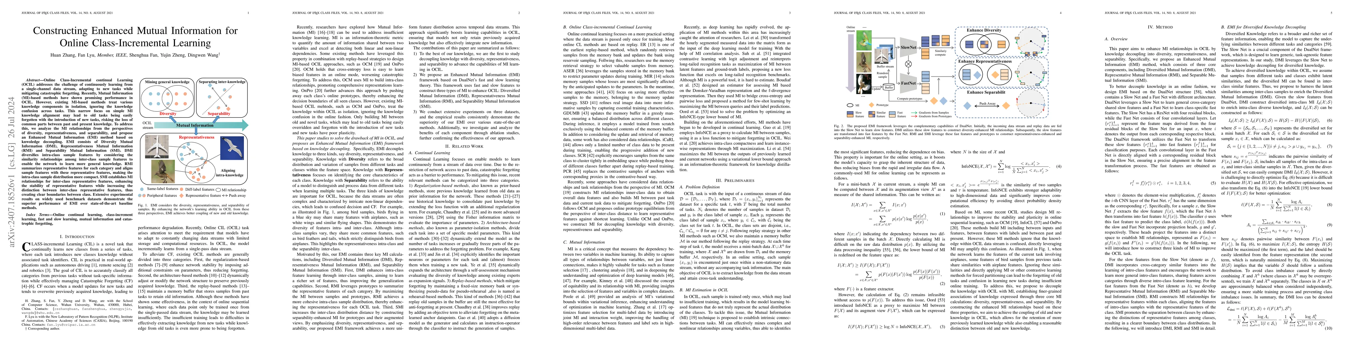 Thumbnail for Constructing Enhanced Mutual Information for Online Class-Incremental
  Learning