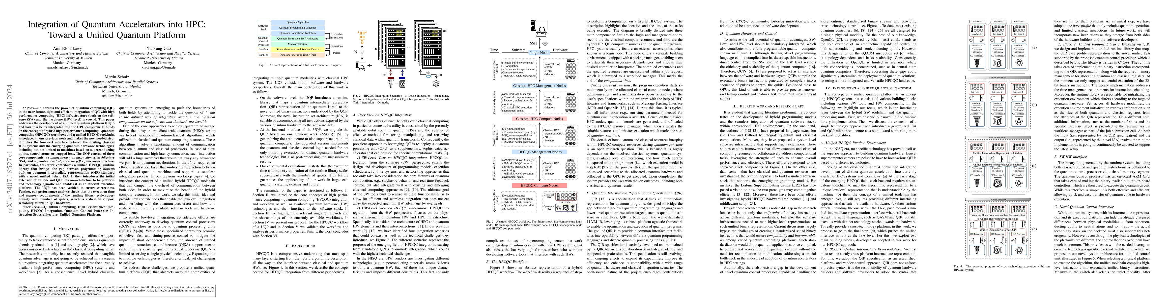 Thumbnail for Integration of Quantum Accelerators into HPC: Toward a Unified Quantum
  Platform