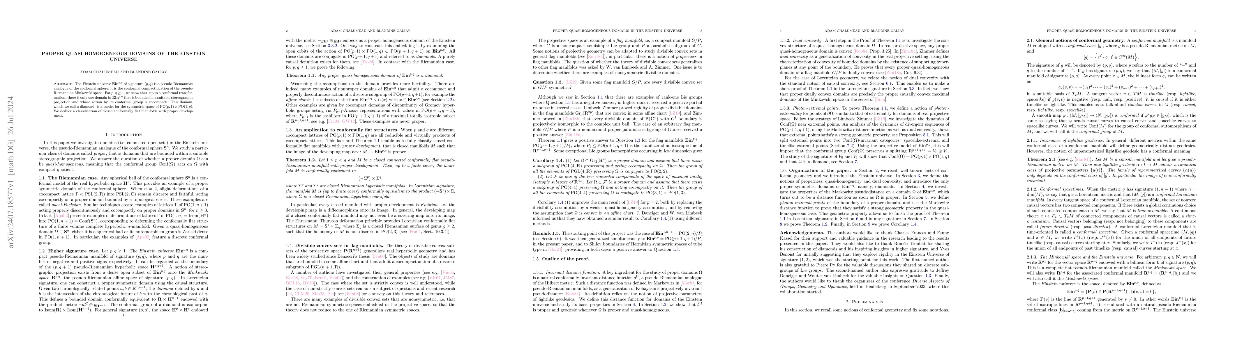Thumbnail for Proper quasi-homogeneous domains of the Einstein universe