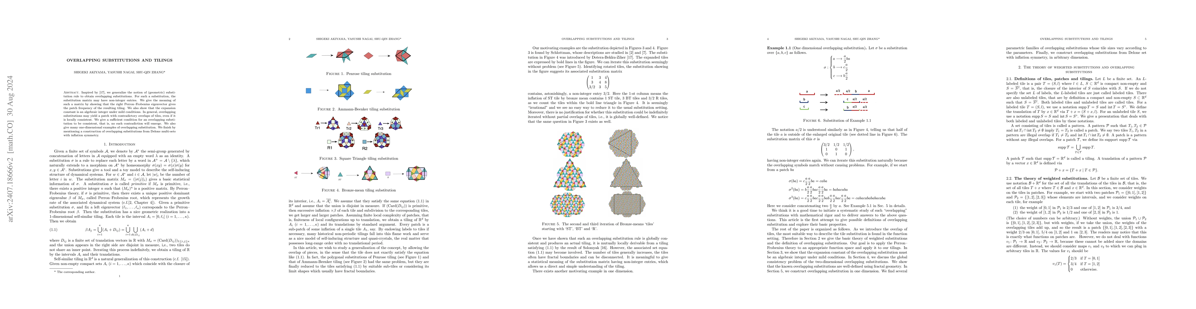 Thumbnail for Overlapping substitutions and tilings