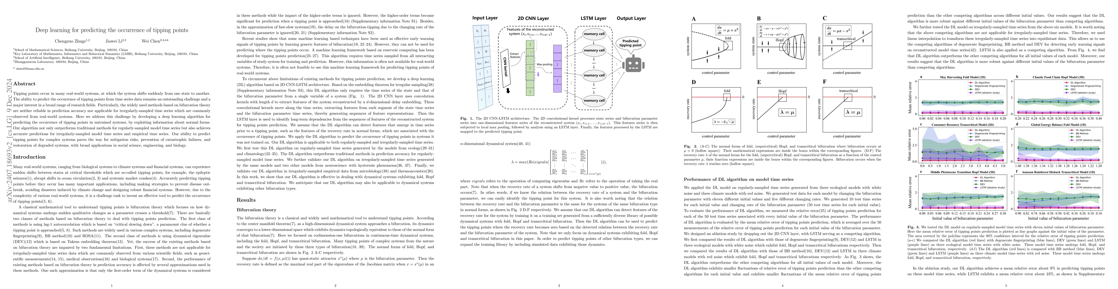 Thumbnail for Deep learning for predicting the occurrence of tipping points