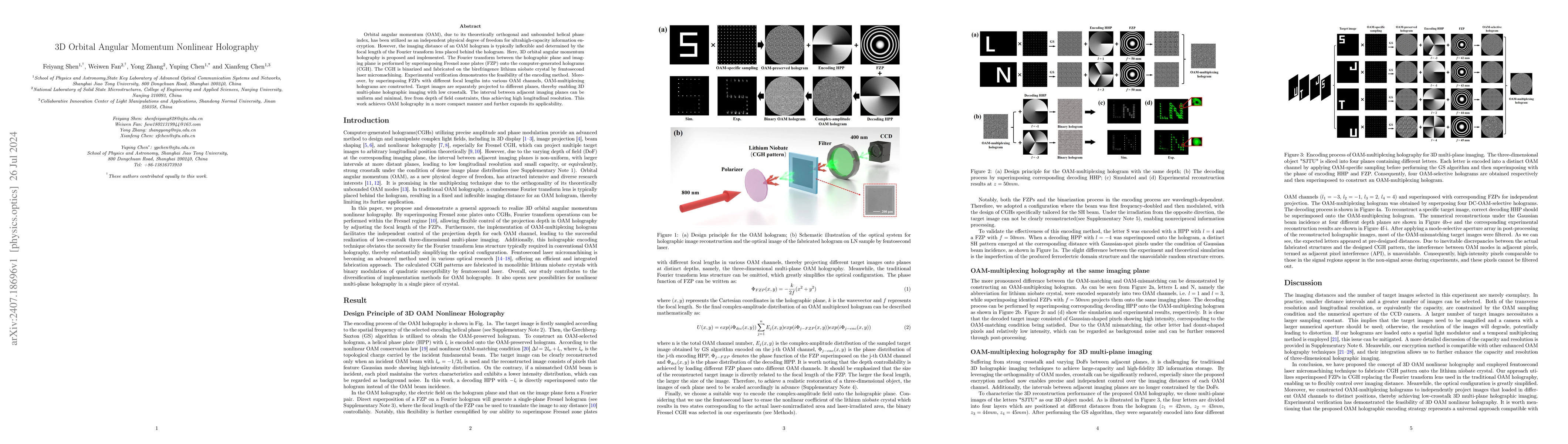 Thumbnail for 3D Orbital Angular Momentum Nonlinear Holography
