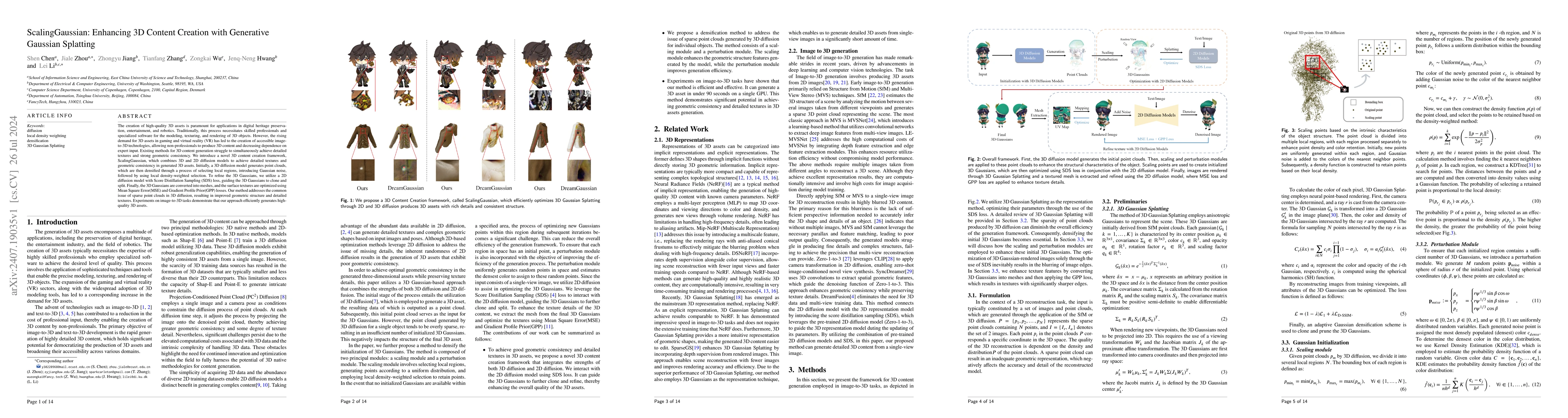 Thumbnail for ScalingGaussian: Enhancing 3D Content Creation with Generative Gaussian
  Splatting