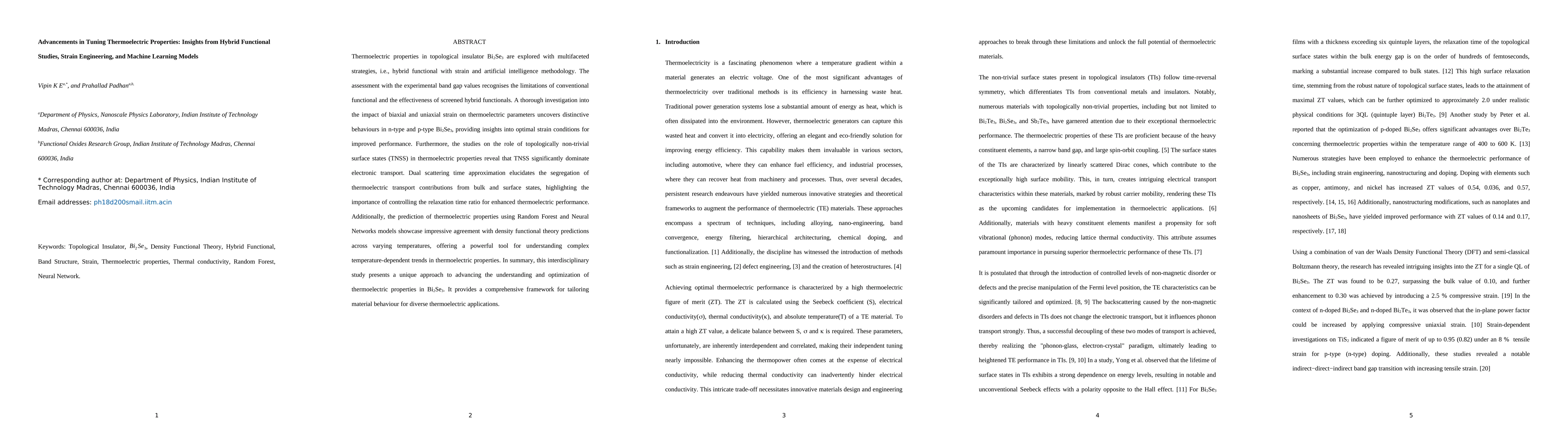 Thumbnail for Advancements in Tuning Thermoelectric Properties: Insights from Hybrid
  Functional Studies, Strain Engineering, and Machine Learning Models