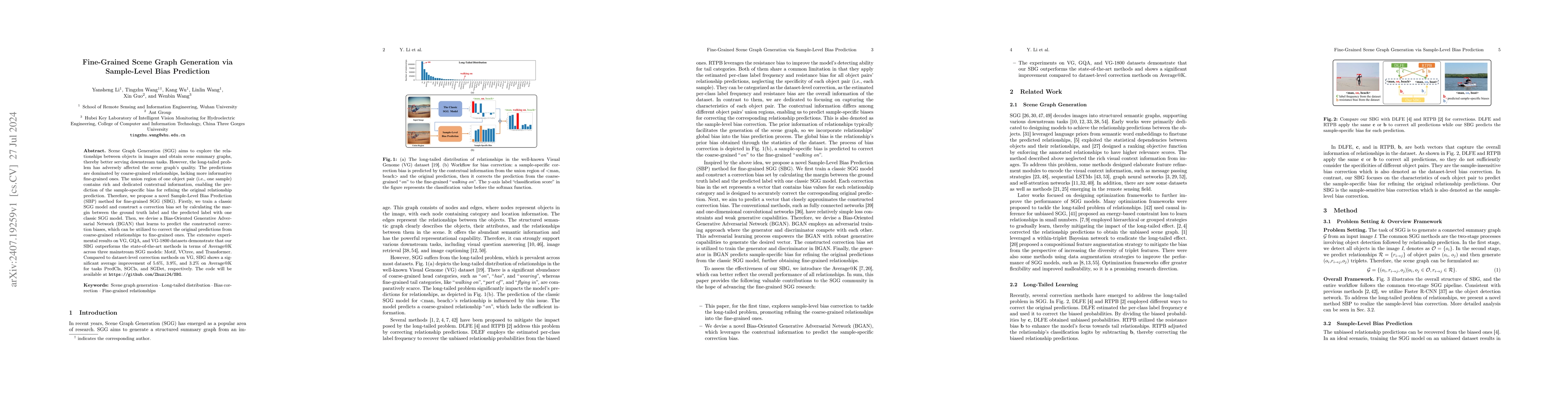 Thumbnail for Fine-Grained Scene Graph Generation via Sample-Level Bias Prediction