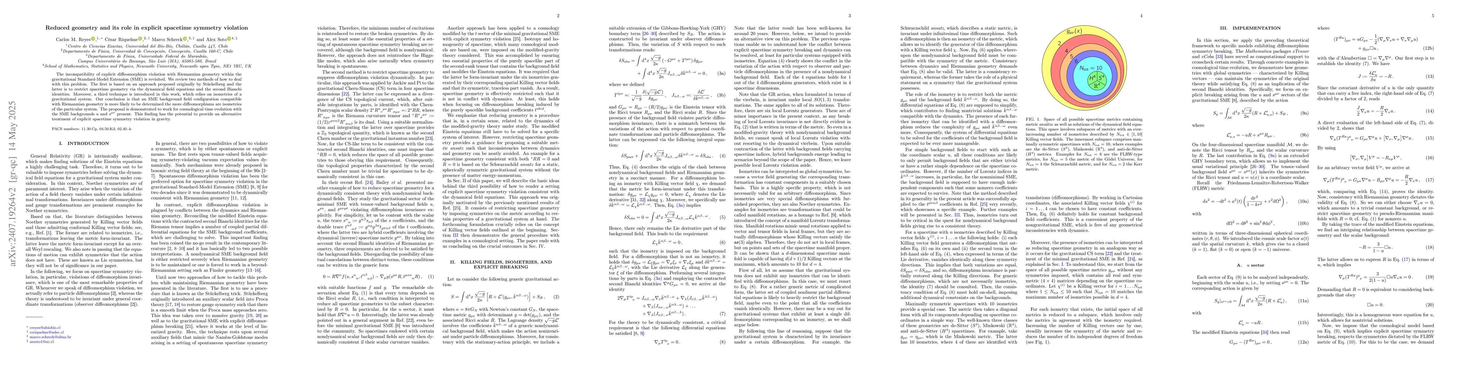 Thumbnail for Reduced geometry and its role in explicit spacetime symmetry violation