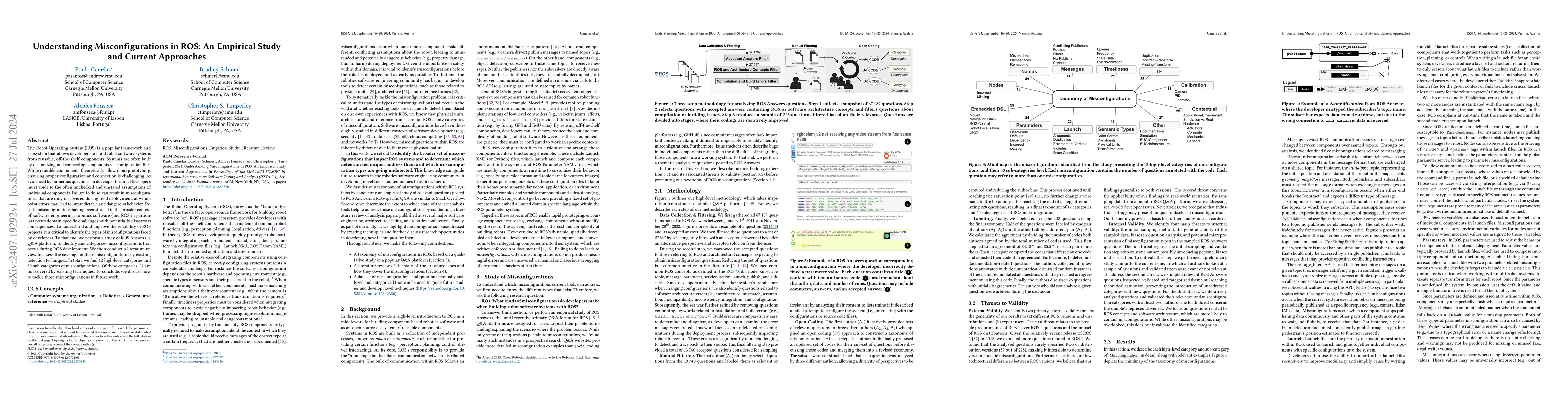Thumbnail for Understanding Misconfigurations in ROS: An Empirical Study and Current
  Approaches