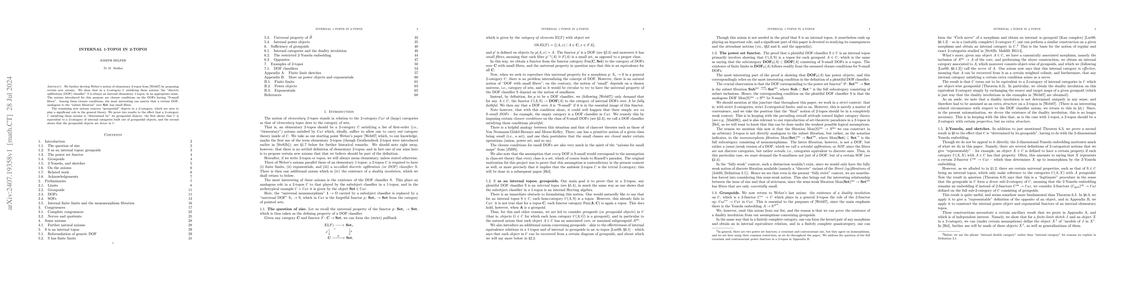 Thumbnail for Internal 1-topoi in 2-topoi