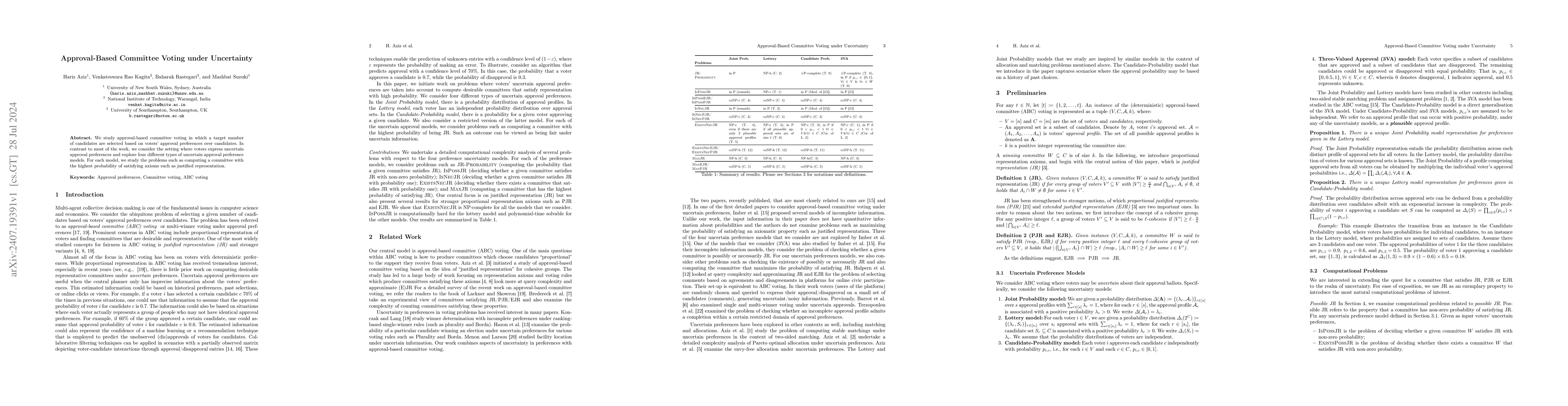 Thumbnail for Approval-Based Committee Voting under Uncertainty