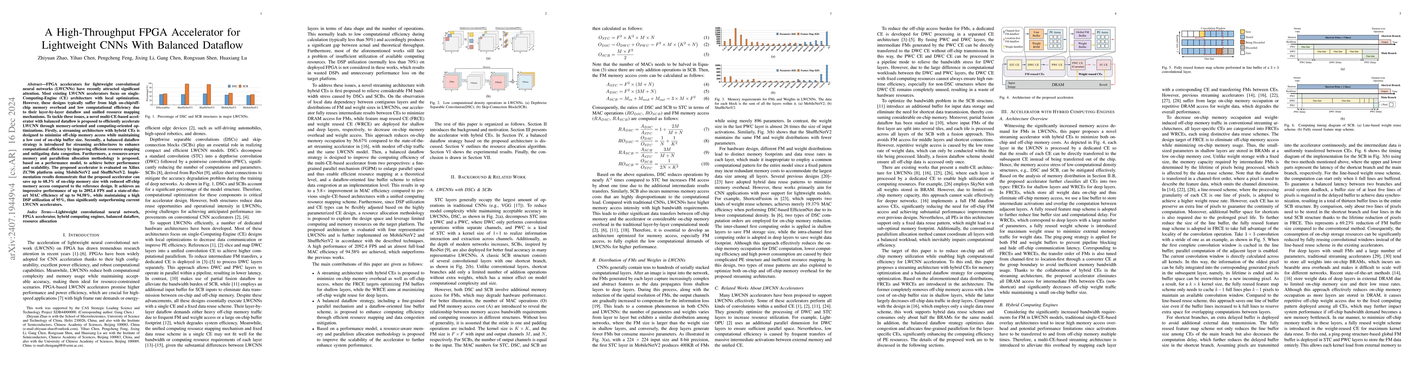 Thumbnail for A High-Throughput FPGA Accelerator for Lightweight CNNs With Balanced
  Dataflow