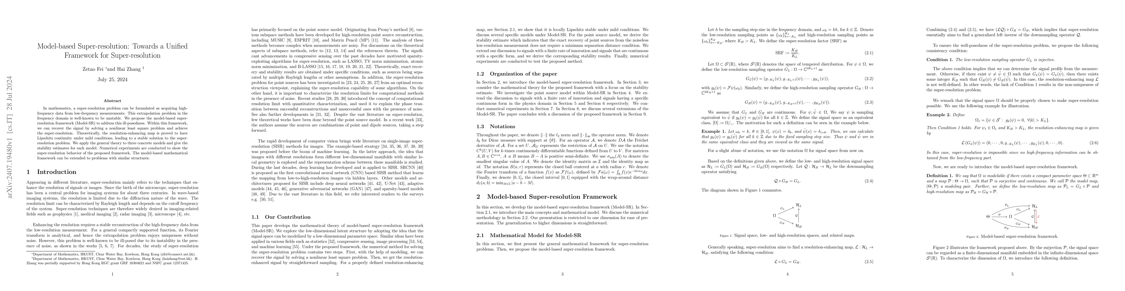Thumbnail for Model-based Super-resolution: Towards a Unified Framework for
  Super-resolution