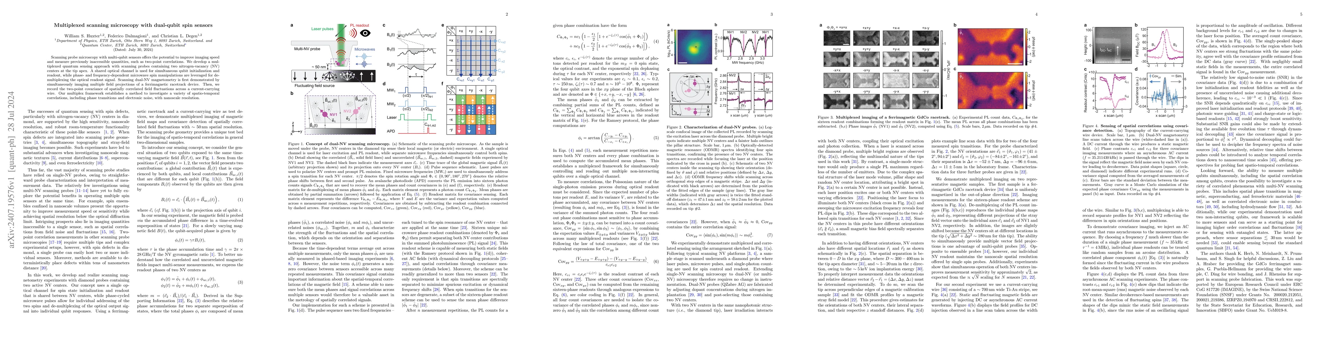 Thumbnail for Multiplexed scanning microscopy with dual-qubit spin sensors